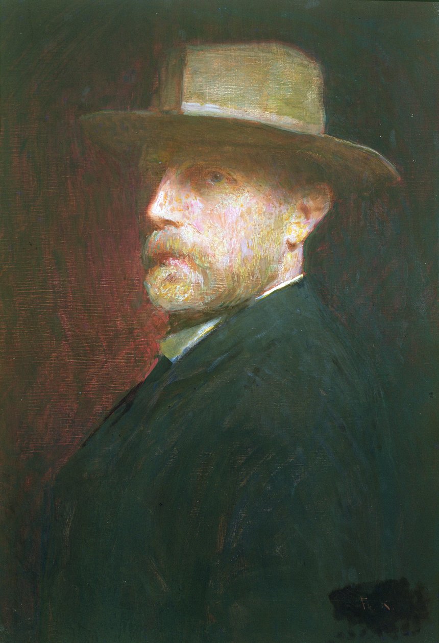 Önarckép (olaj, vászon) alkotó: Fredrik Kolstoe
