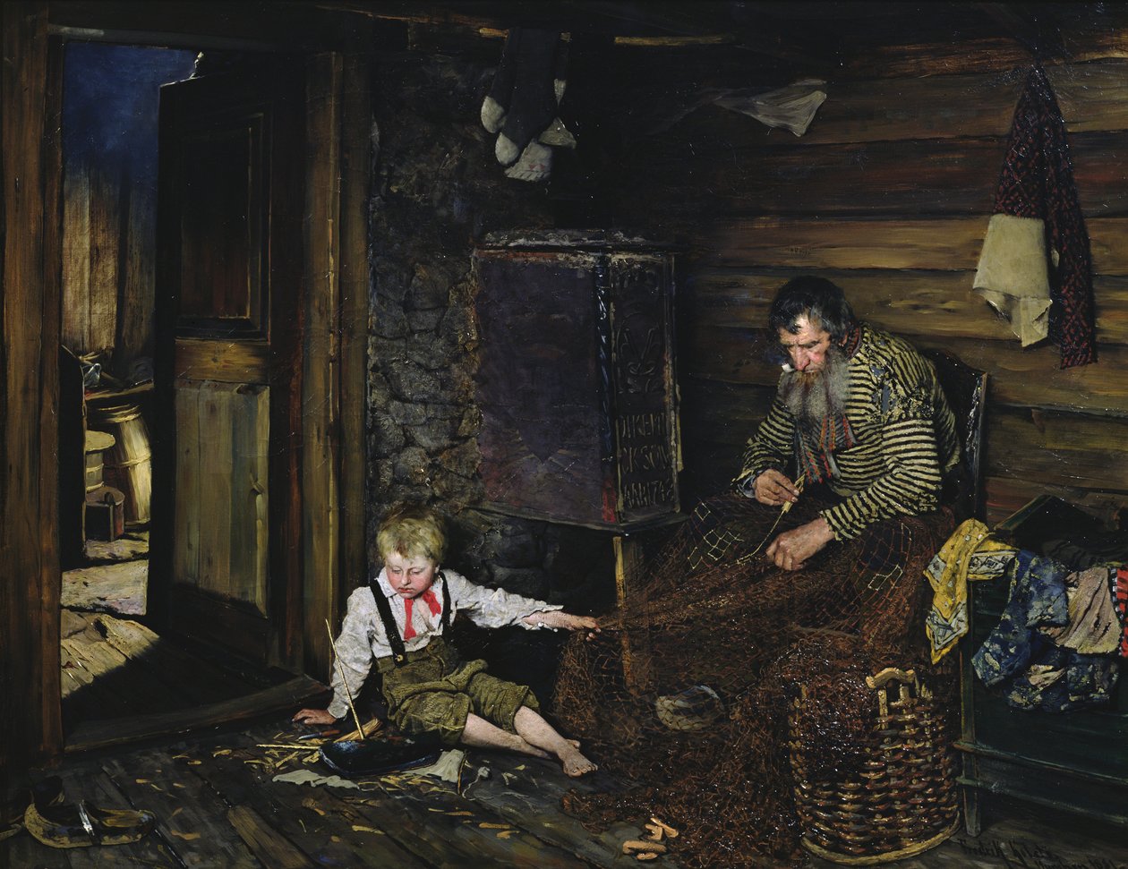 A hálókötő alkotó: Fredrik Kolstoe