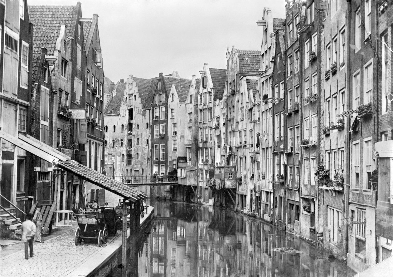 Achterburgwal, Amszterdam, XX. század eleje alkotó: French Photographer