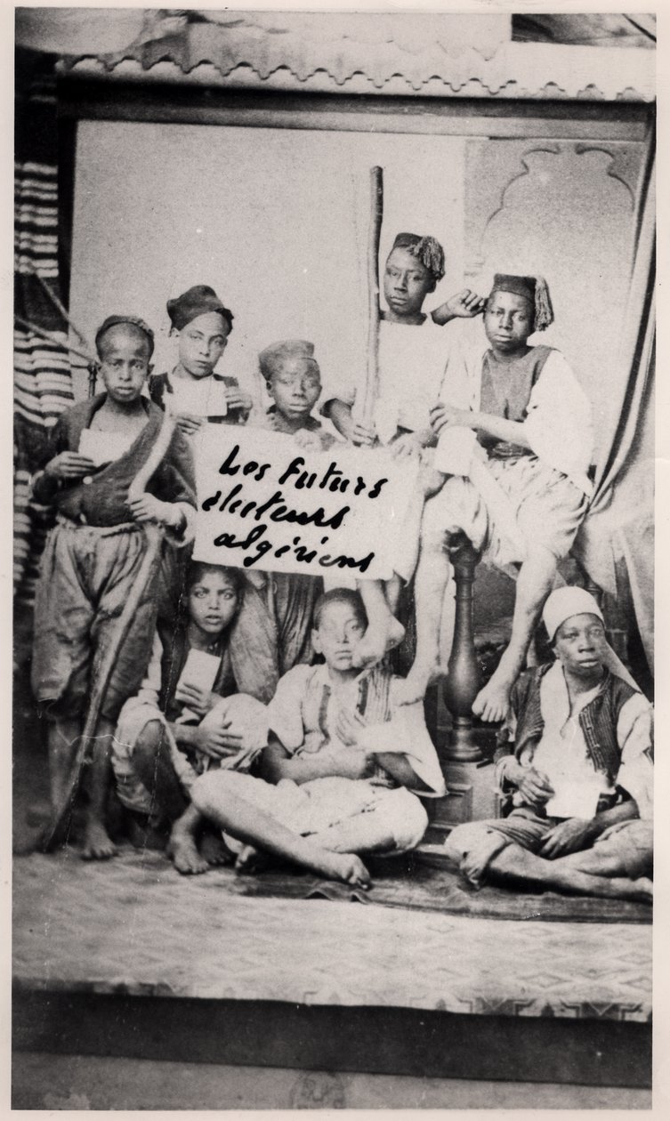 Algériai gyerekek Annaba vidékéről, 19. század vége alkotó: French Photographer