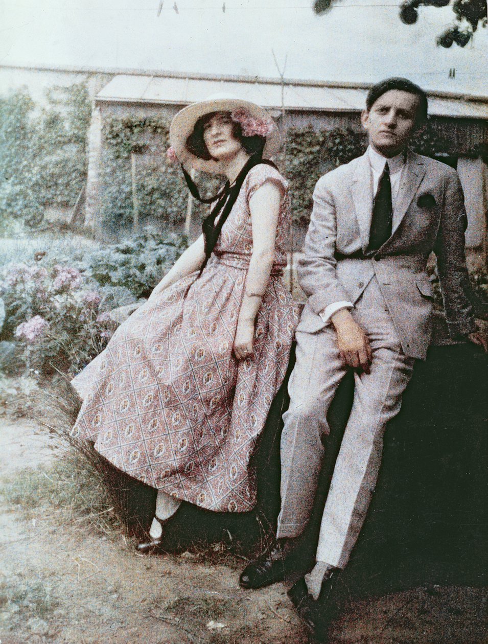 Andre Malraux első feleségével, Clara Goldschmidttel, 1921. október 21-én alkotó: French Photographer