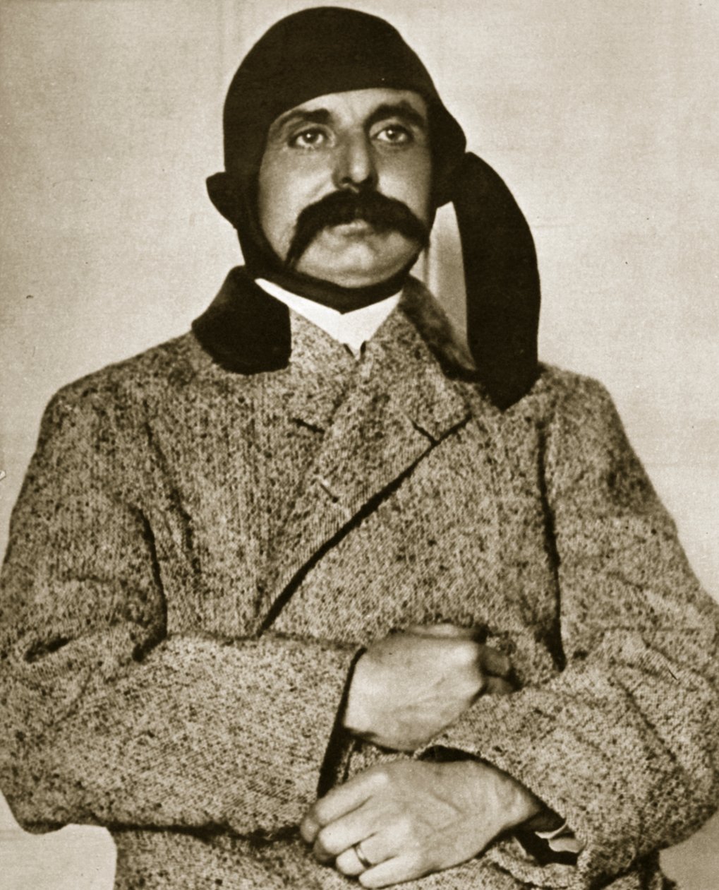 Bleriot: egy halhatatlan repülés boldog hőse (fotogravír) alkotó: French Photographer