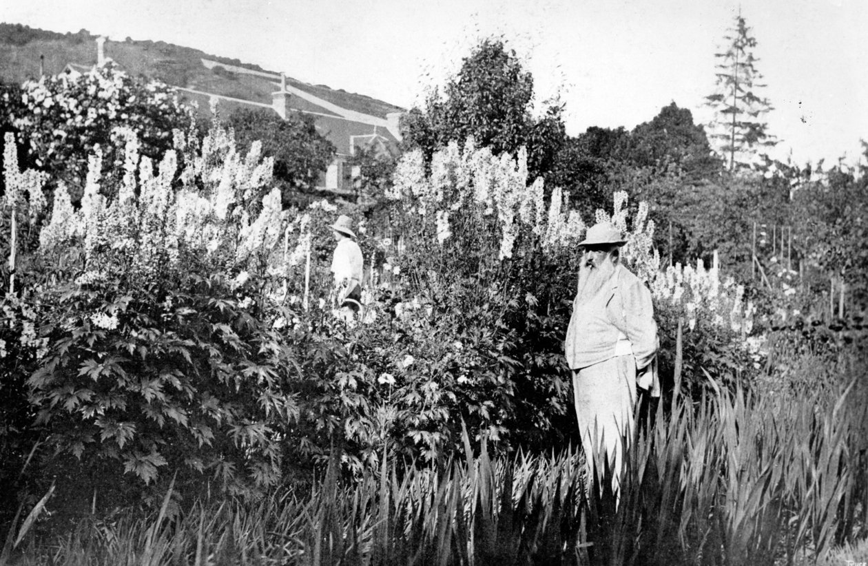 Claude Monet Givernyben, 1908 alkotó: French Photographer