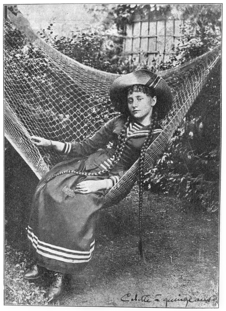 Colette (1873-1954) 15 éves, 1888 alkotó: French Photographer