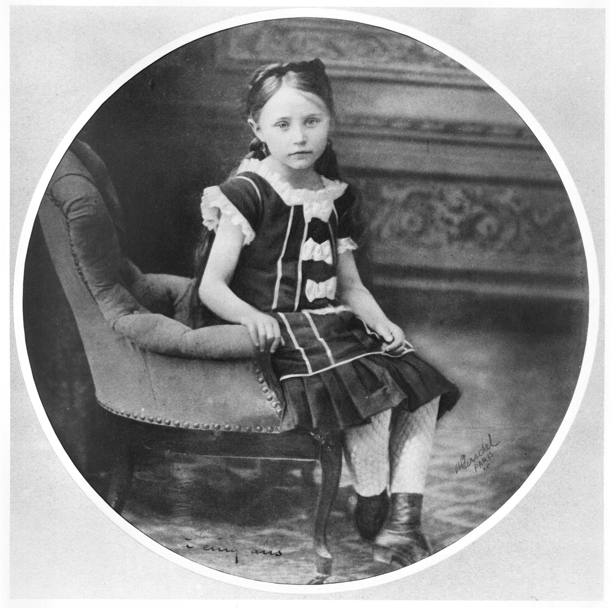 Colette (1873-1954) 5 éves, 1878 alkotó: French Photographer