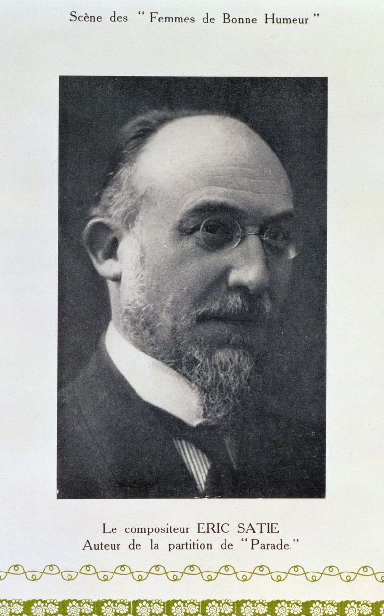 Erik Satie (1866-1925), francia zeneszerző, portréfotó alkotó: French Photographer