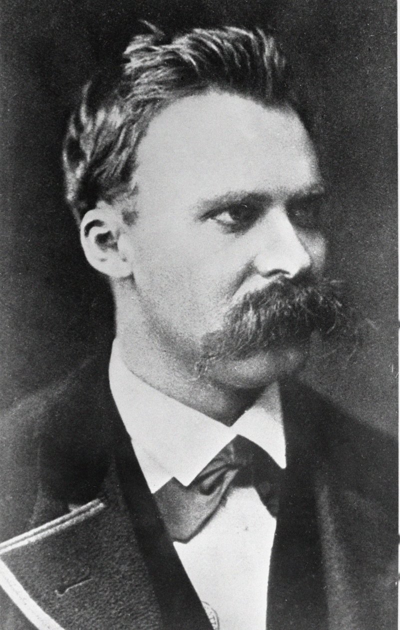 Friedrich Wilhelm Nietzsche (1844-1900) 1873 alkotó: French Photographer