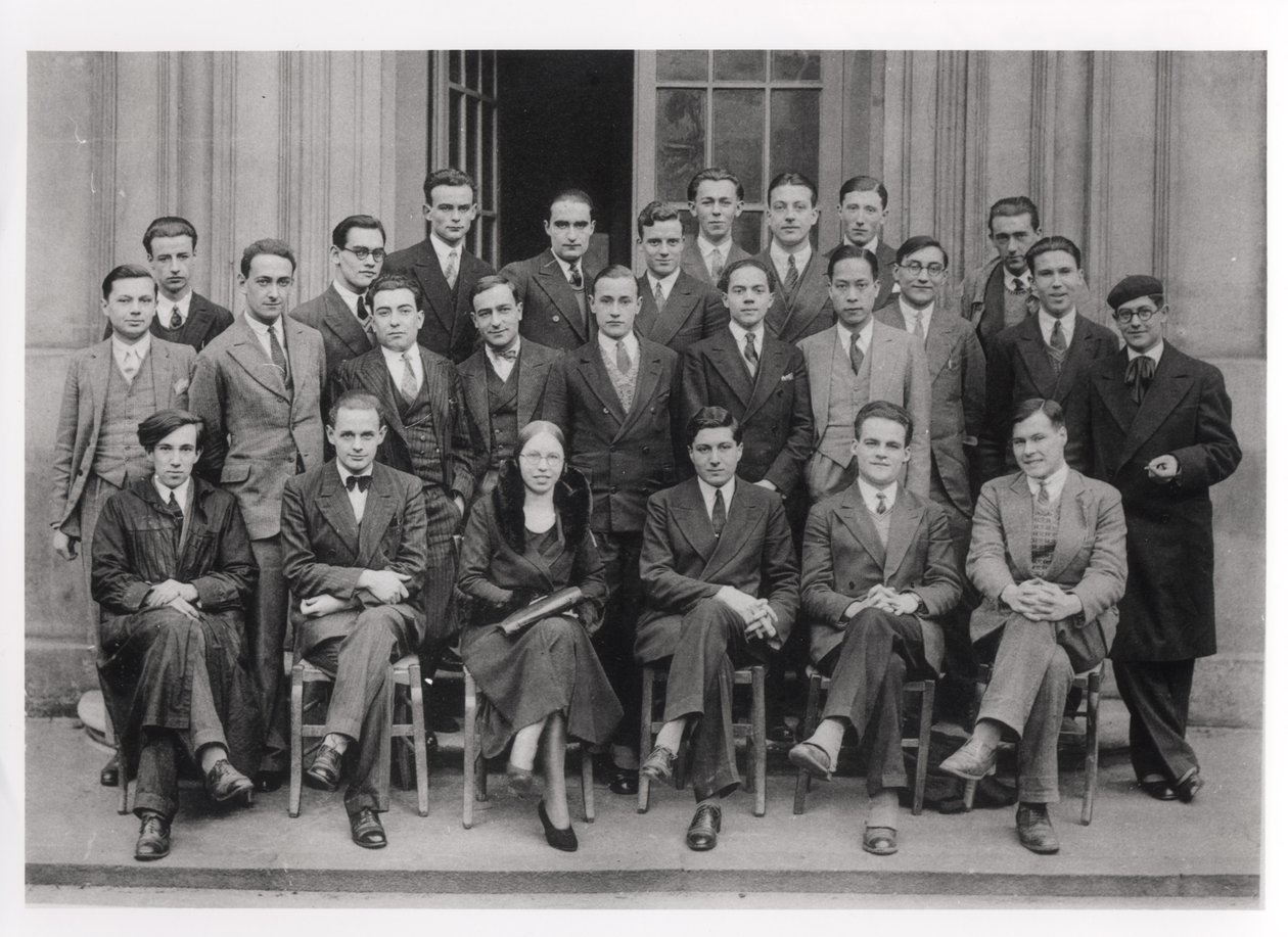 Az Ecole Normale Superieure végzős osztálya, Párizs, 1931 alkotó: French Photographer