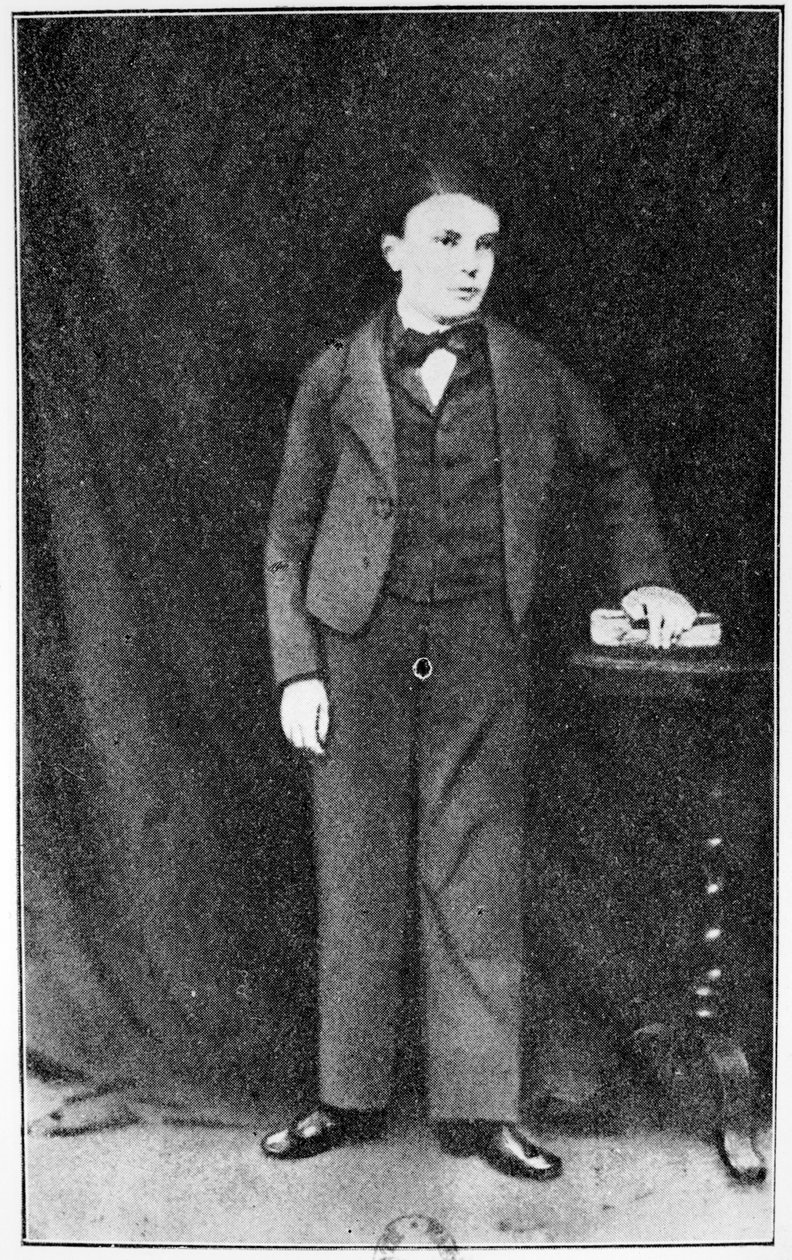 Guy de Maupassant (1850-93) Fecampban, 9 éves, Georges Normandy La Fin de Maupassant című művéből, 1927-ben, Párizs alkotó: French Photographer