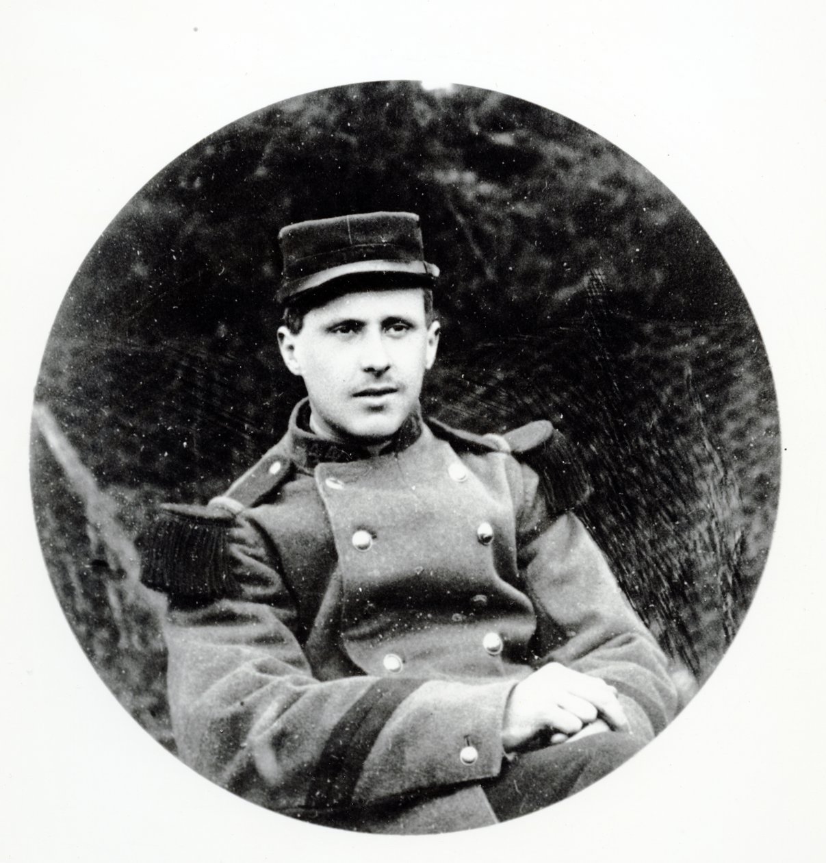 Jules-Andre Peugeot, az első francia katona, akit 1914. augusztus 2-án elesett az első világháborúban alkotó: French Photographer
