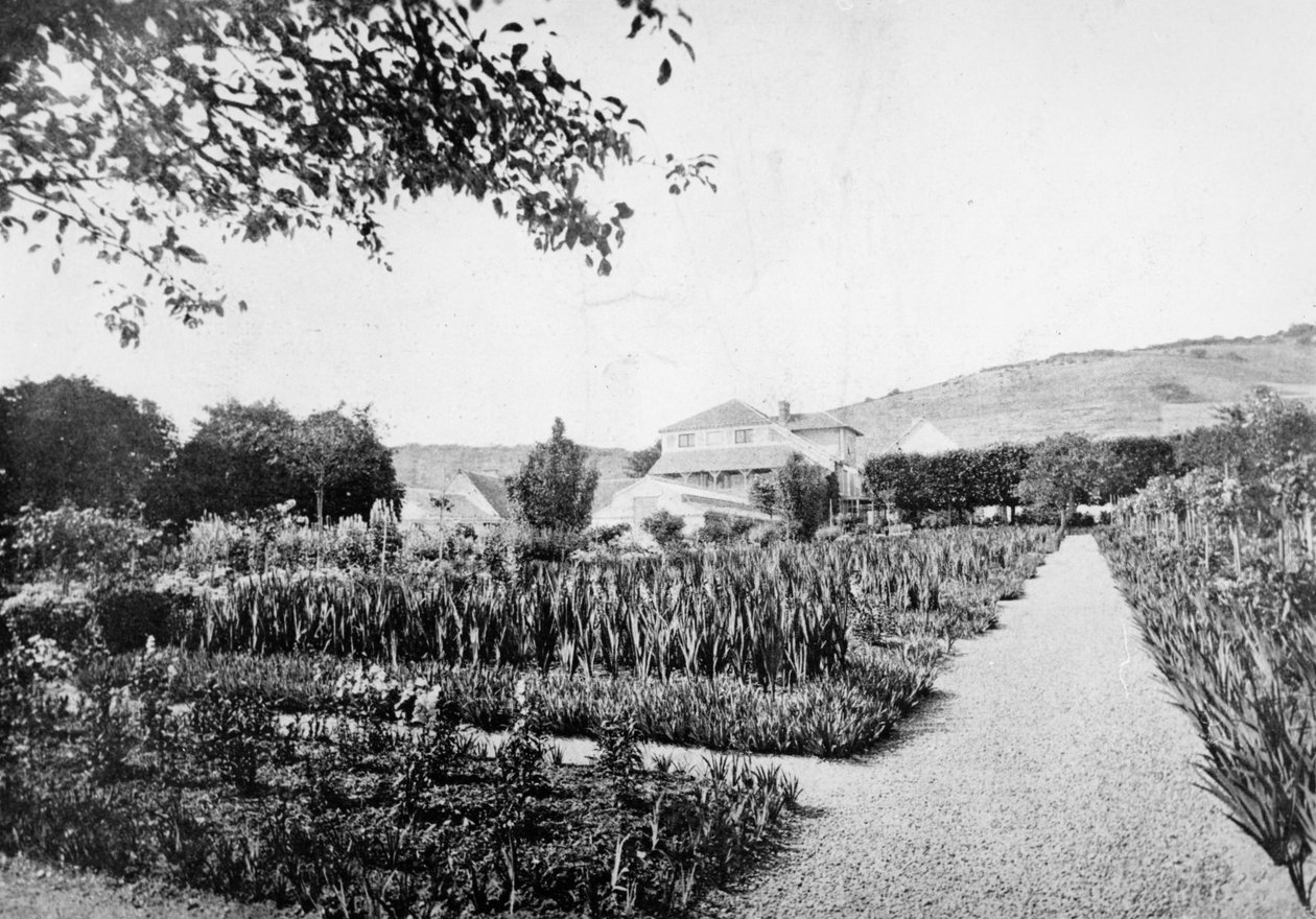 Monets Garden, Giverny, 1908 körül alkotó: French Photographer