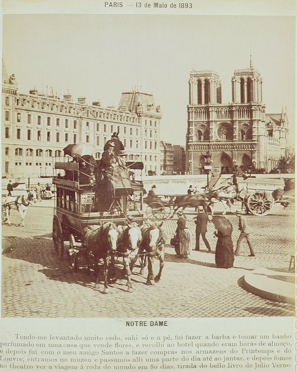 Notre Dame, Párizs, 1893 alkotó: French Photographer