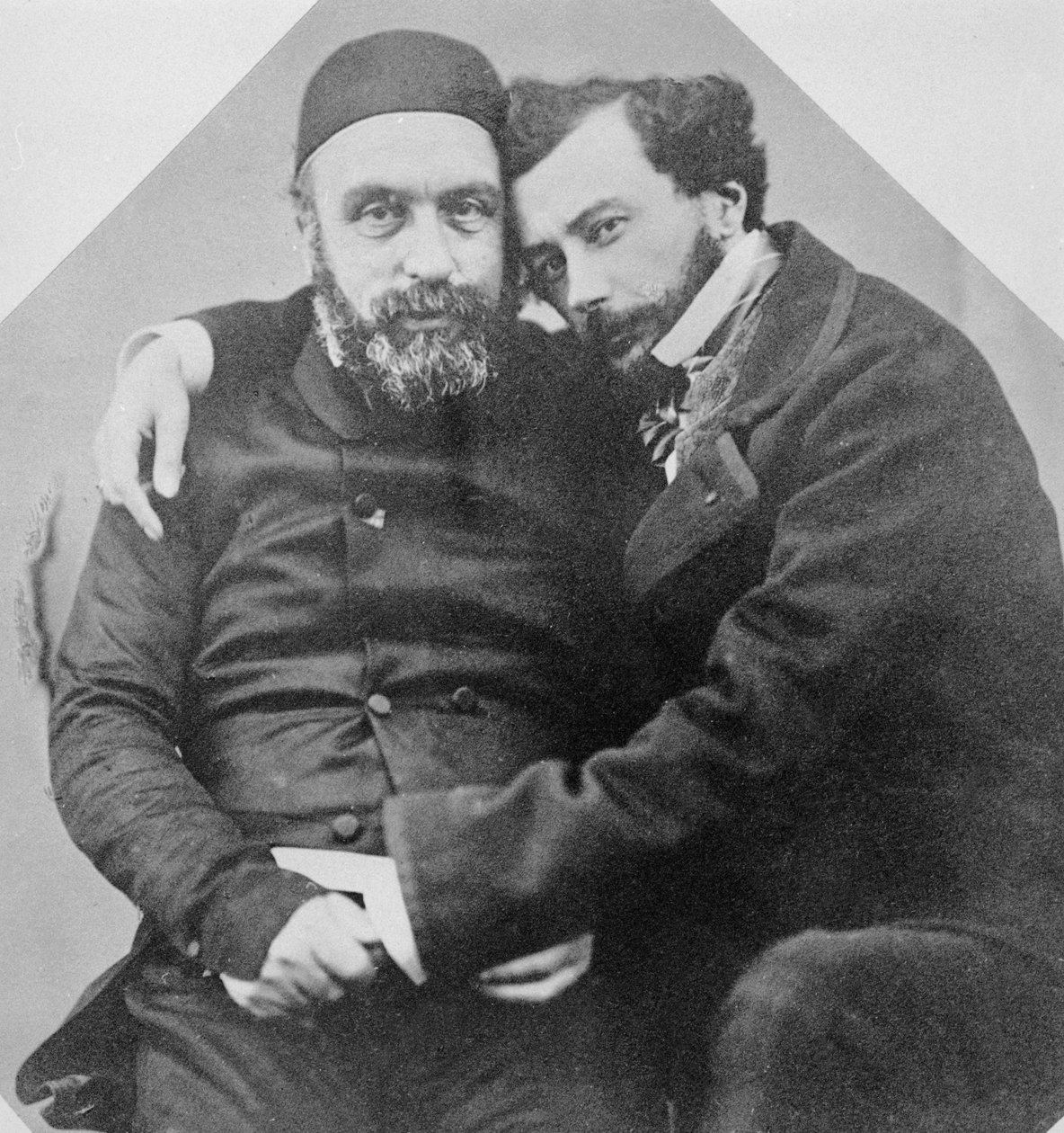 Charles Lambert-Bey (1804-64) és Maxime Du Camp (1822-94) portréja alkotó: French Photographer