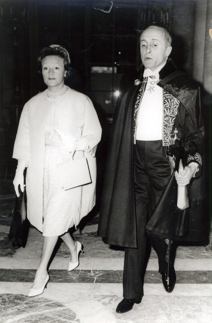 Rene Clair és felesége, Bronya Perlmutter, 1960 körül alkotó: French Photographer