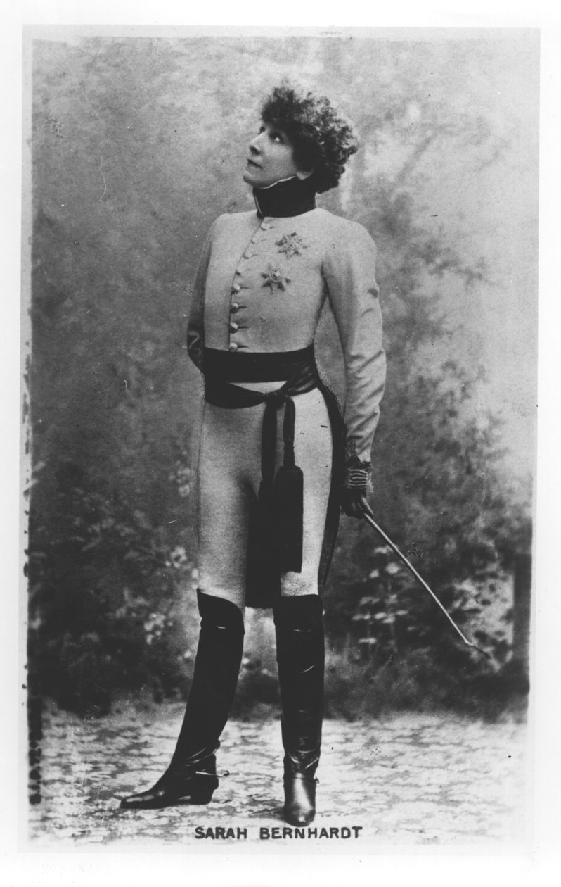 Sarah Bernhardt (1844-1923) LAiglonban, Edmond Rostand (1868-1918) 1900 alkotó: French Photographer