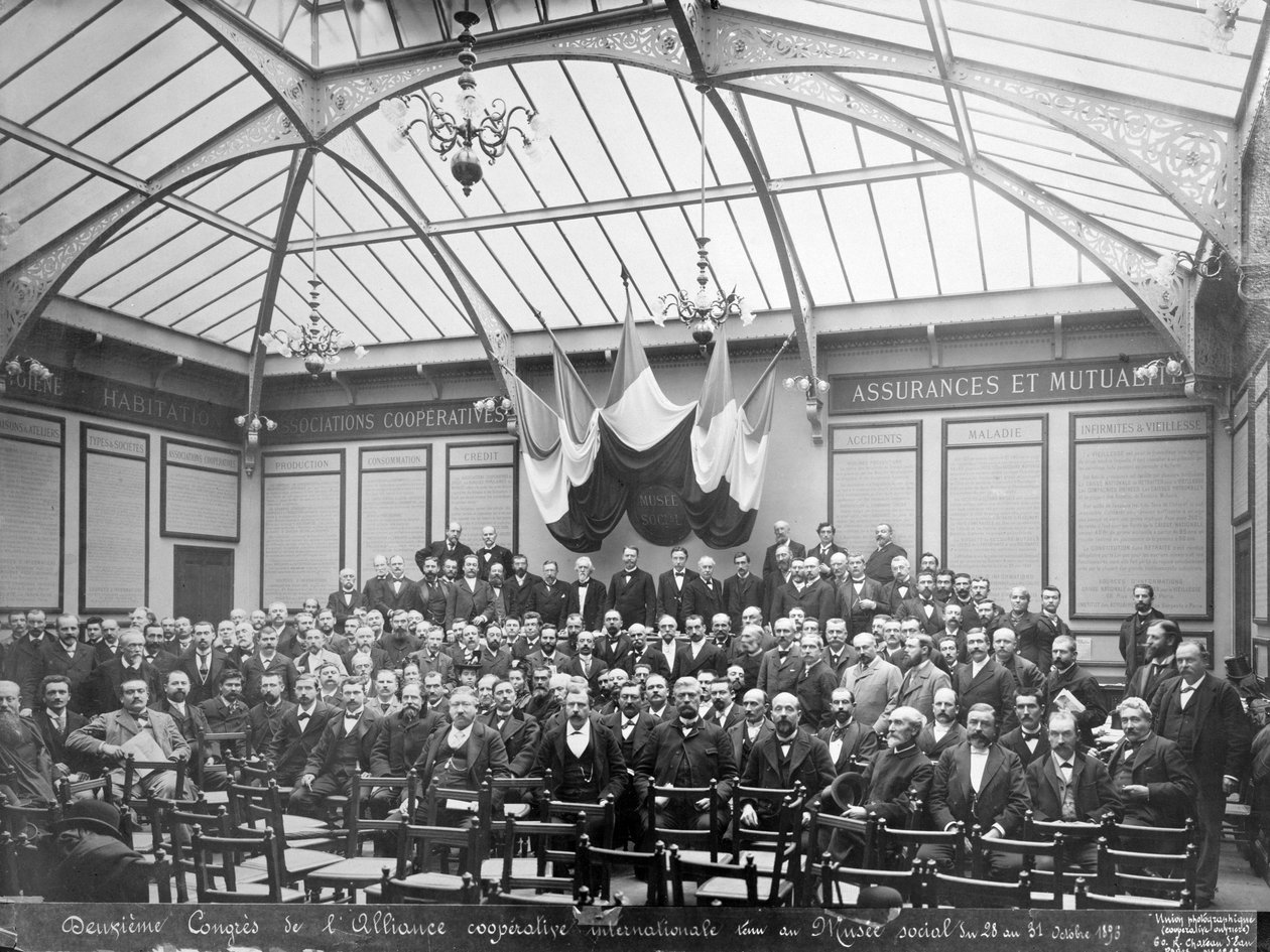 A Nemzetközi Szövetkezeti Szövetség második kongresszusa, 1895. október 31 alkotó: French Photographer