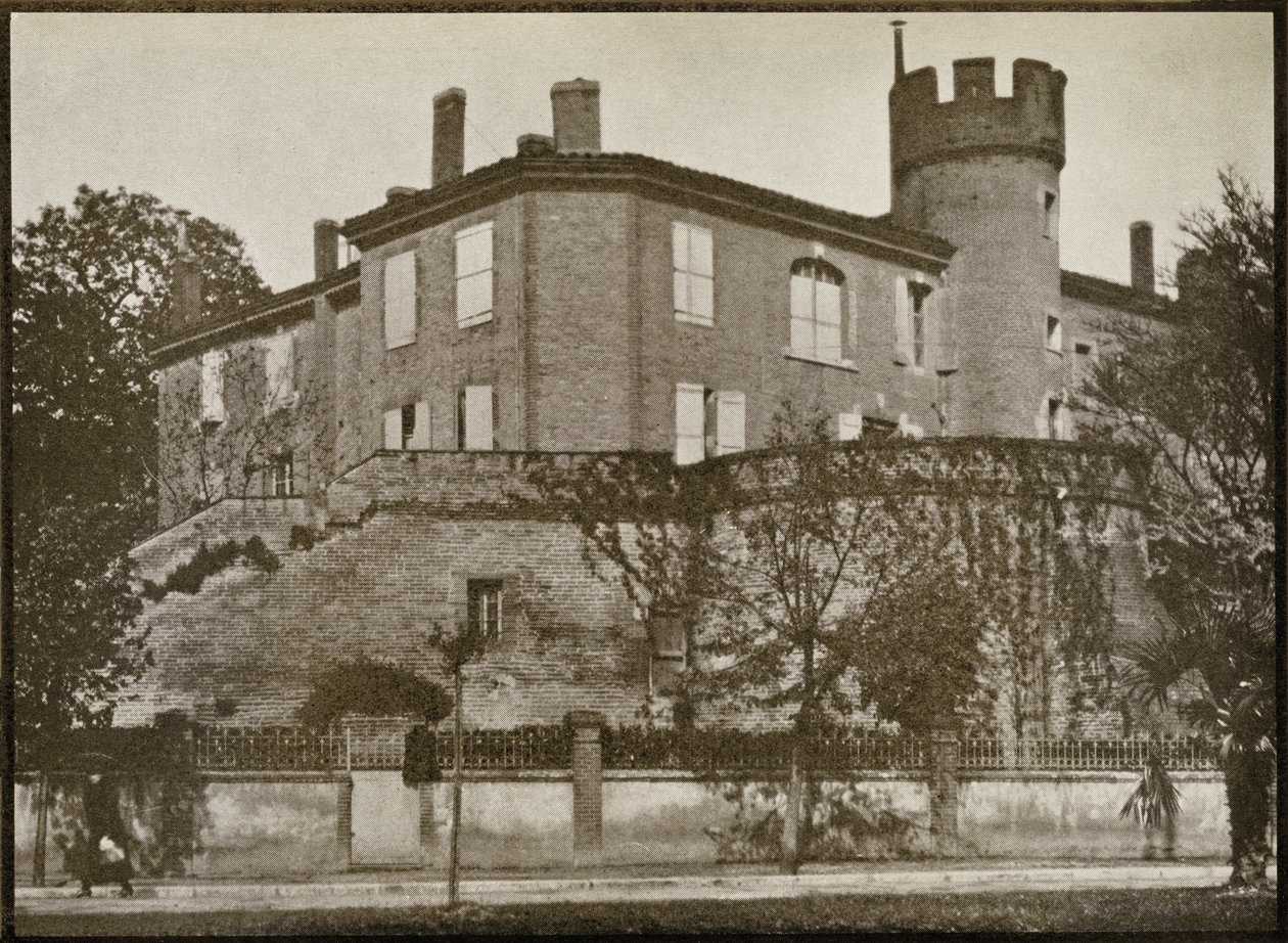 Az albi ház, ahol Toulouse-Lautrec született, Gerstle Mack Toulouse-Lautrecből, 1938. alkotó: French Photographer