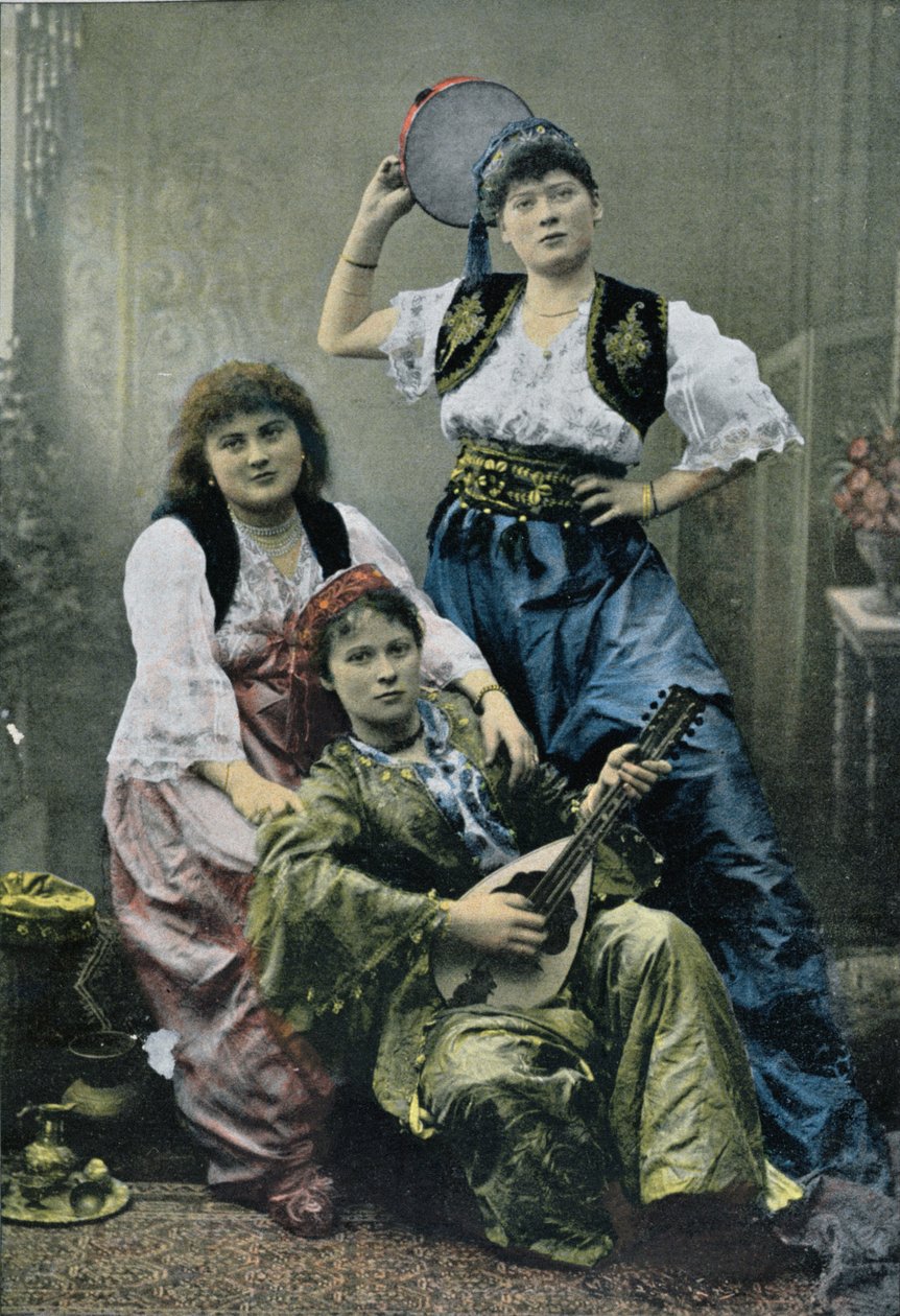 A hárem asszonyai Konstantinápolyban, 1896 alkotó: French Photographer
