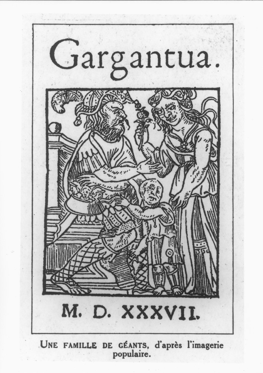 Óriások családja, Francois Rabelais (kb. 1483-1553) 