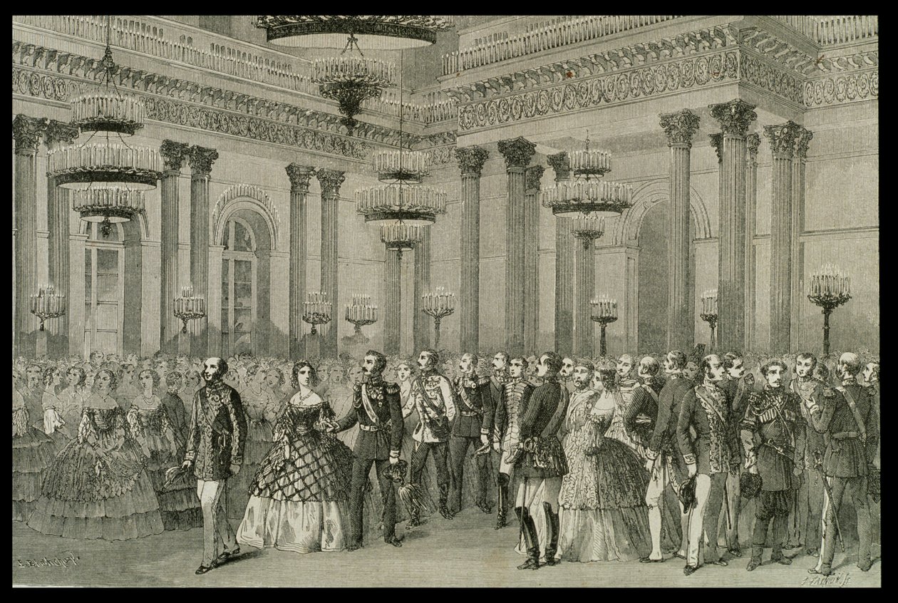 Egy szentpétervári bál az 1860-as években alkotó: French School