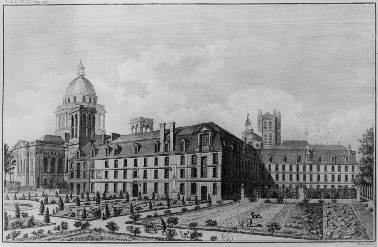 Saint-Genevieve apátság, Párizs alkotó: French School