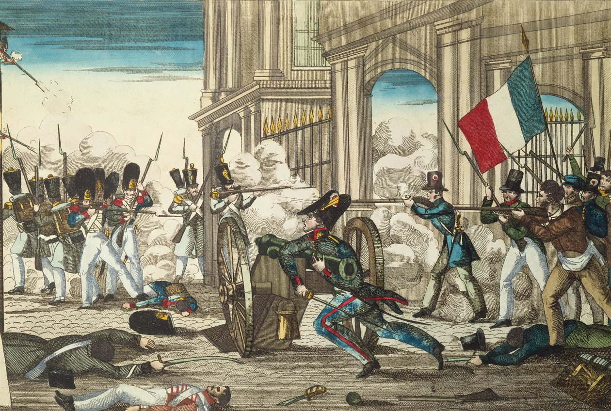 A bátorság törvénye, 1830. július 28 alkotó: French School