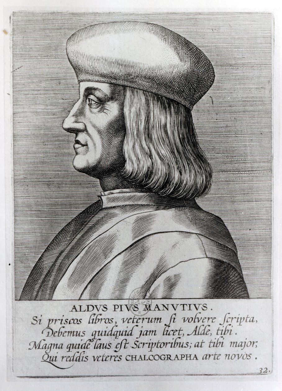 Aldus Manutius (1449-1515) alkotó: French School