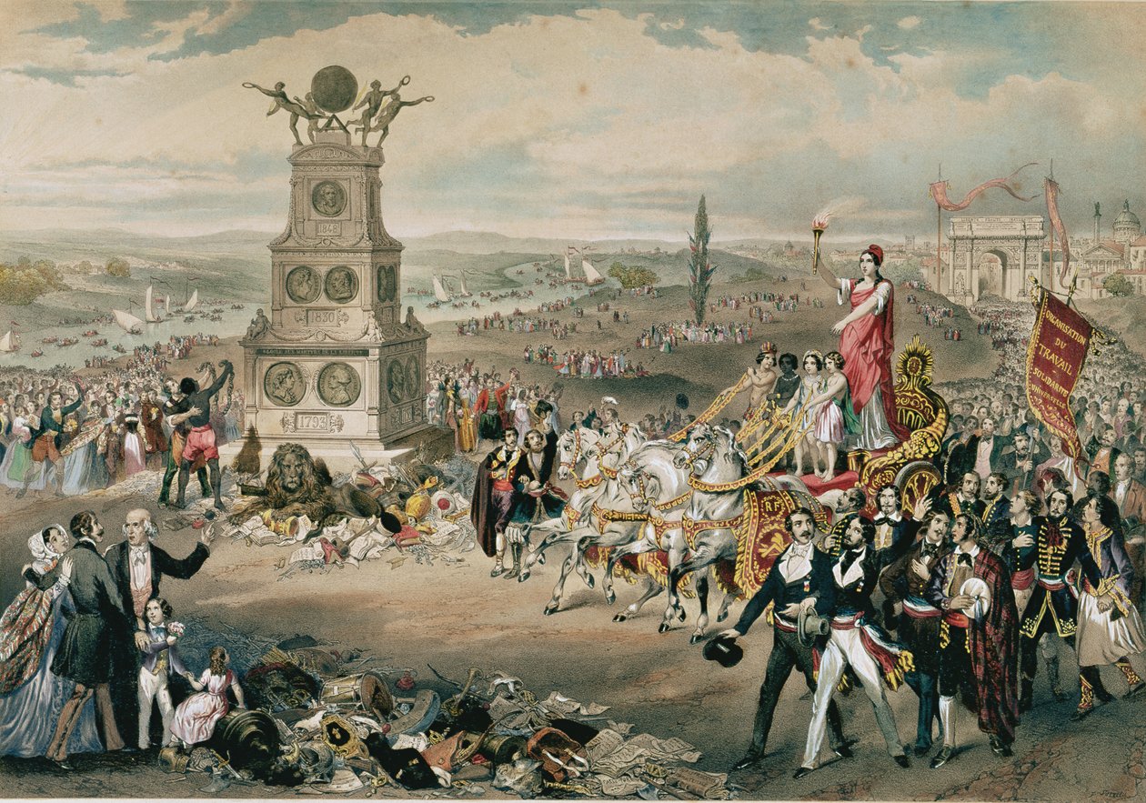Az Egyetemes Demokratikus és Szociális Köztársaság évfordulója, 1848 alkotó: French School