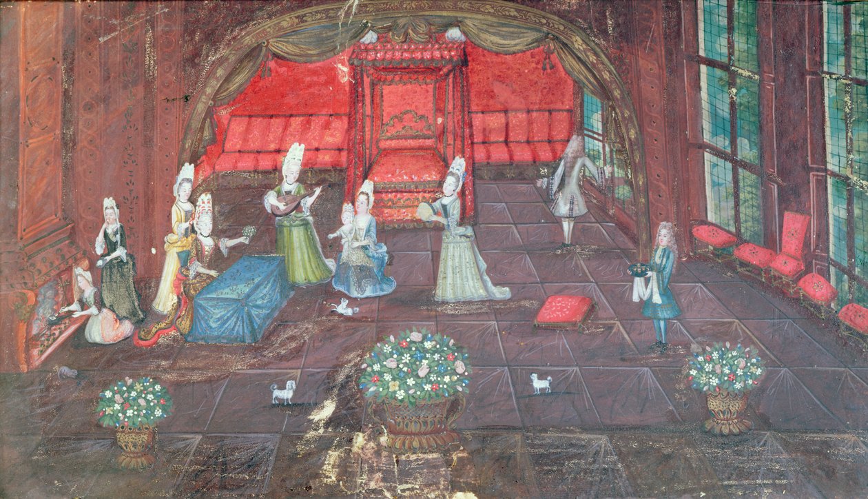 Nemesasszony lakása alkotó: French School