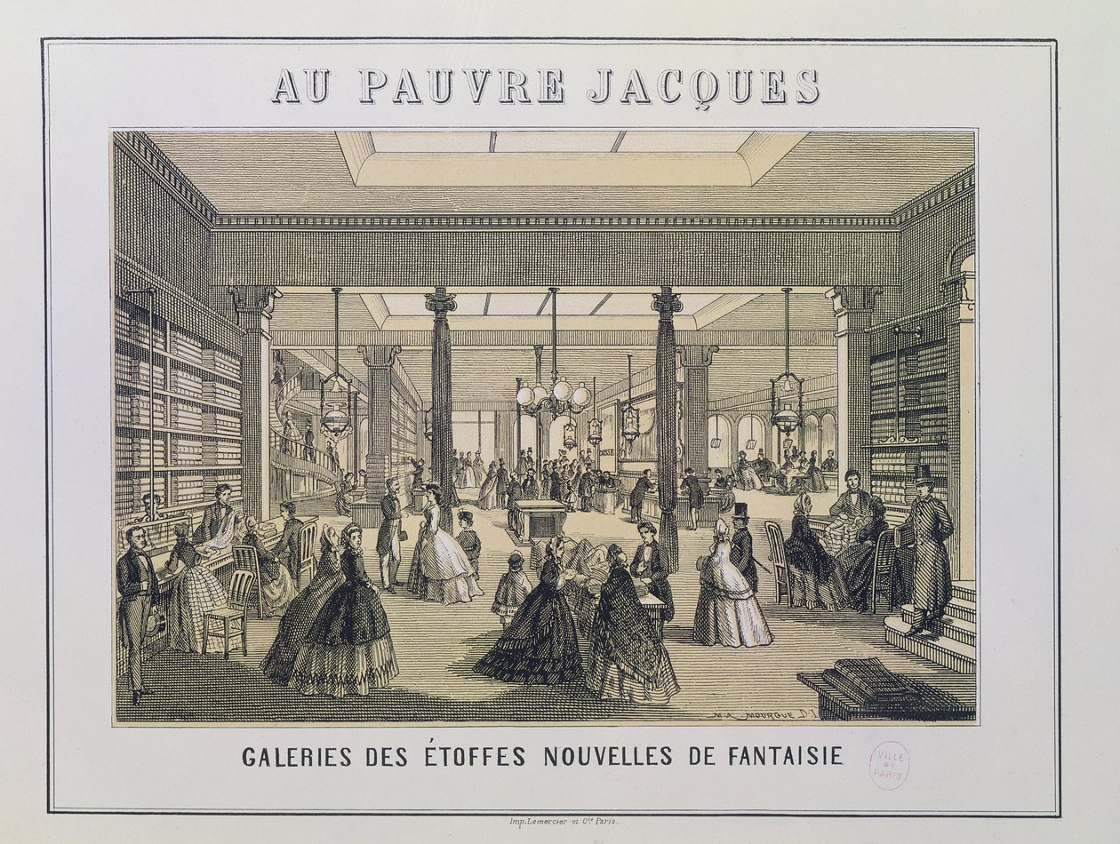 Au Pauvre Jacques: A szövetosztály alkotó: French School
