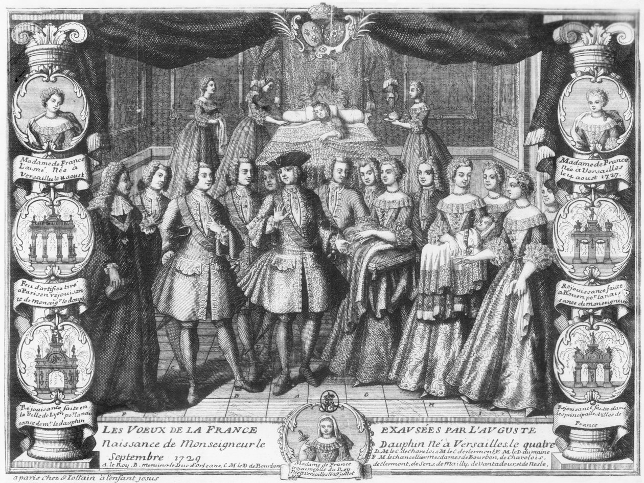 Lajos, a francia Dauphin, XV. Lajos fia született 1729. szeptember 4-én alkotó: French School