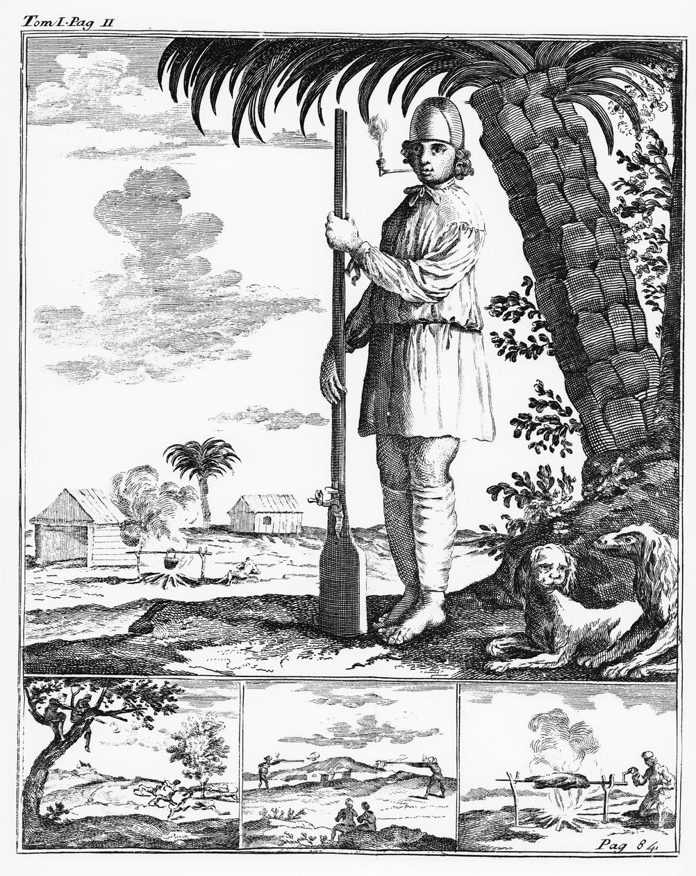 Buccaneer a Nyugat-Indiában, 1686 alkotó: French School