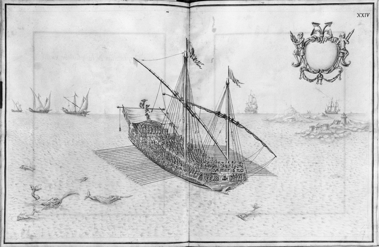 Konyha építése, felszerelése és indítása, XXIV. tábla (ceruza és wc papíron) alkotó: French School