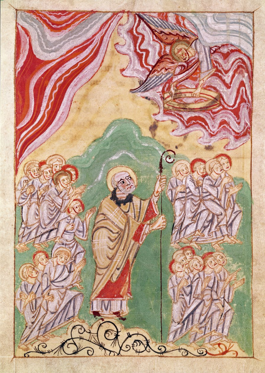 Égi vándorlás, "Szent Amand élete és csodái", 1075 körül alkotó: French School