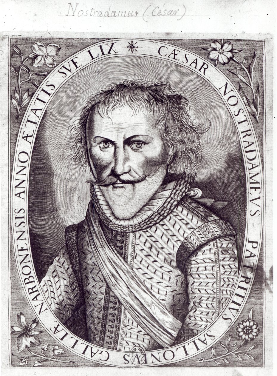 Cesar Nostradamus (1555-1629), 59 éves, Michel Nostradamus fia, 1614 alkotó: French School