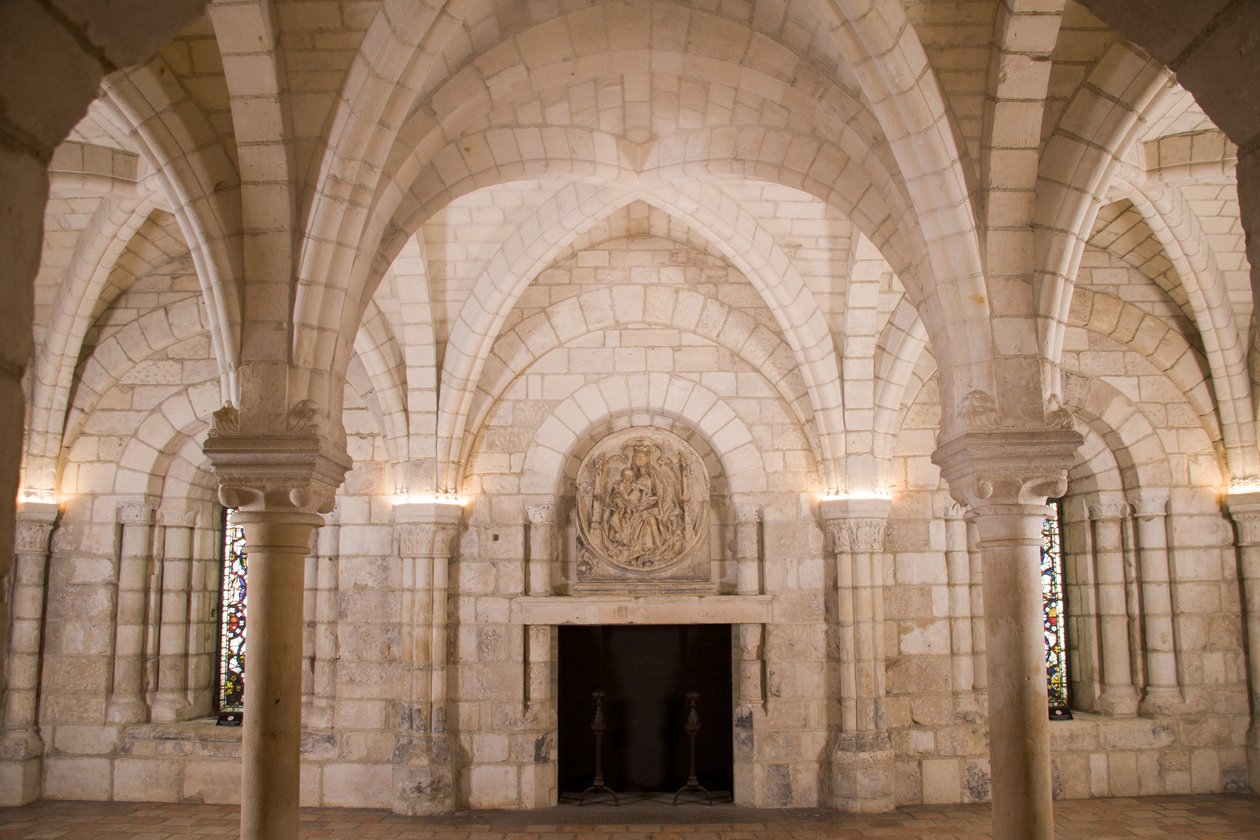 Káptalanház, Szent János bencés kolostor, 1150-90 (mészkő) alkotó: French School