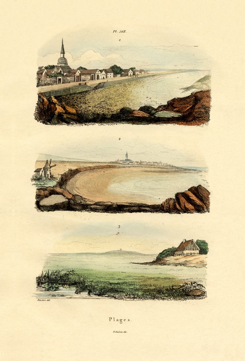 Tengerpart, 1833-39 alkotó: French School