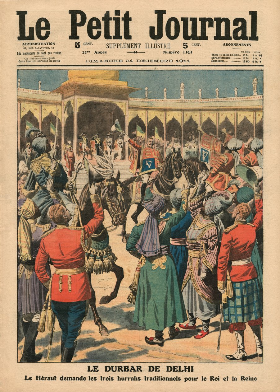 Delhi Durbar, illusztráció a 