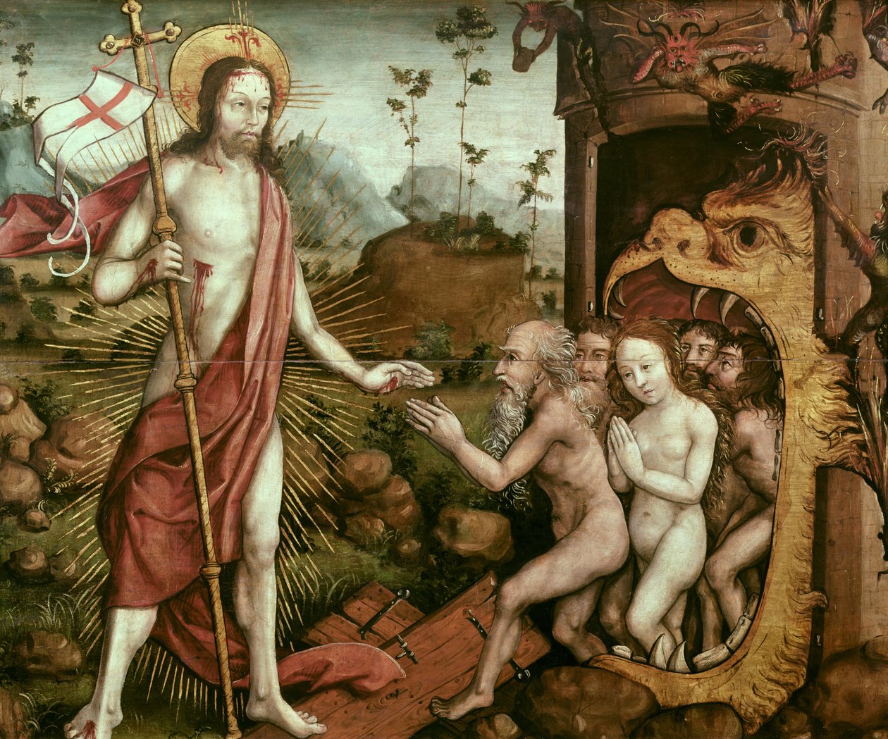 Krisztus alászállása Limbóba, 1482 körül alkotó: French School