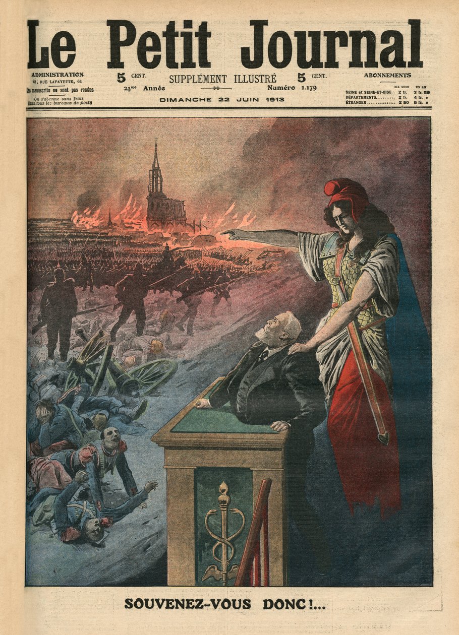 Franciaország leszerelése, Jean Jaures és Marianne, illusztráció a „Le Petit Journal”-ból, 1903. december 6. alkotó: French School