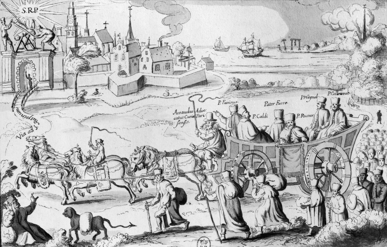 A jezsuiták kiűzése, 1764. márc alkotó: French School