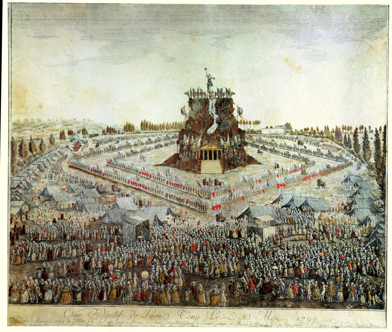 Szövetségi tábor Lyonban, 1790. május 30 alkotó: French School