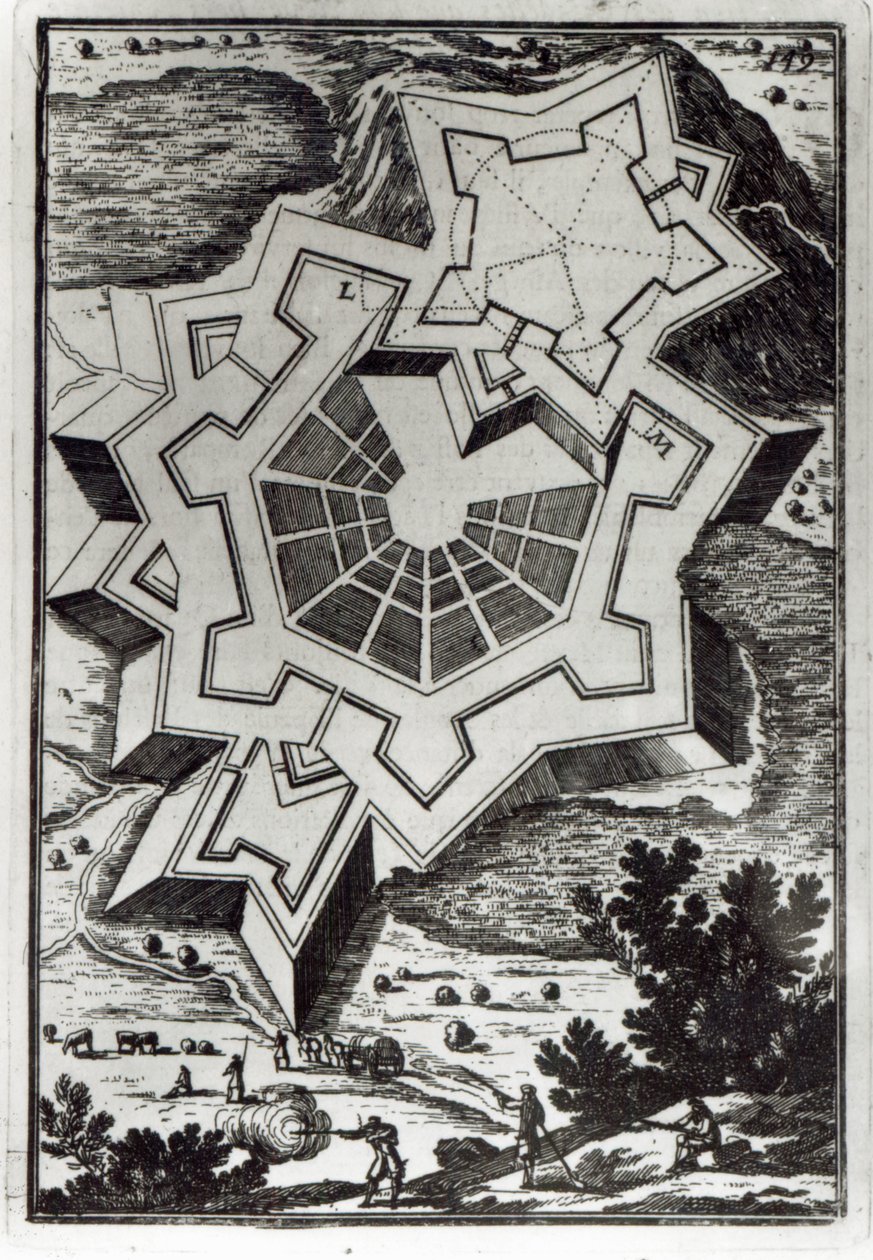 LXI. ábra, A. M. Mallet „Les Travaux de Mars, ou L