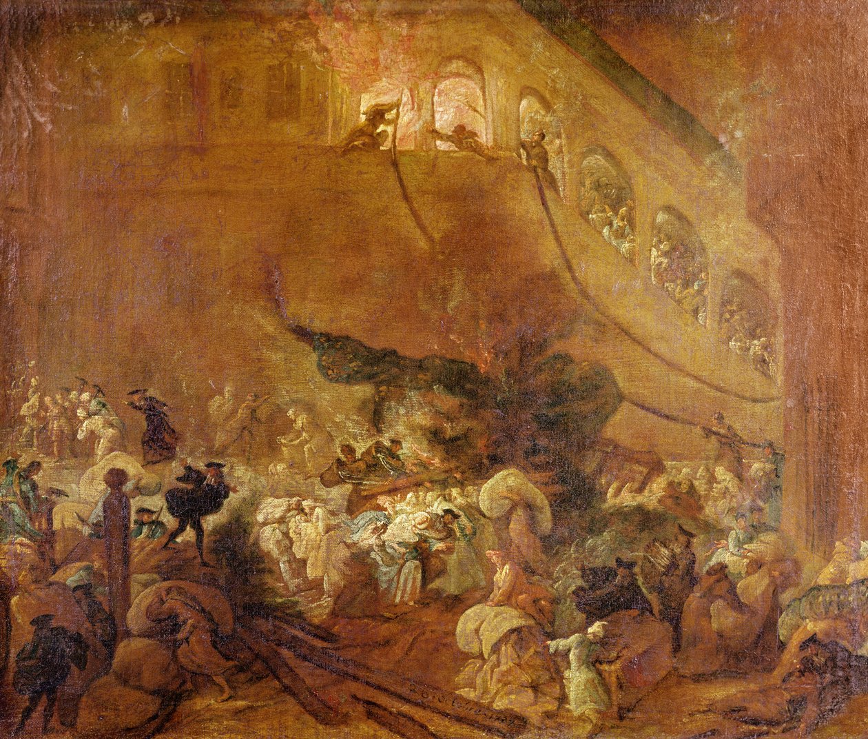 Tűz a számlakamarában alkotó: French School