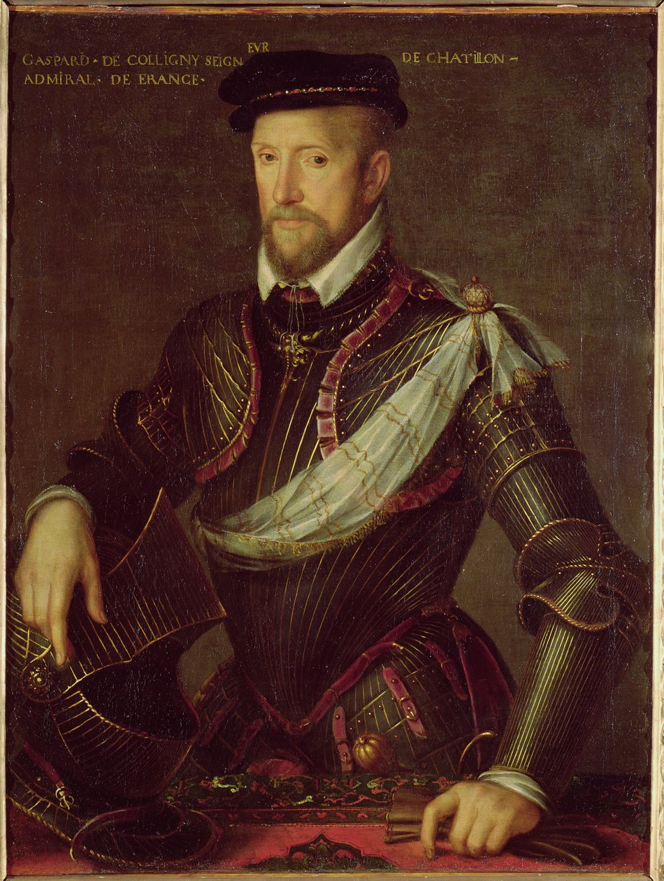 II. Gaspard of Coligny (1519-72) Franciaország tengernagya alkotó: French School