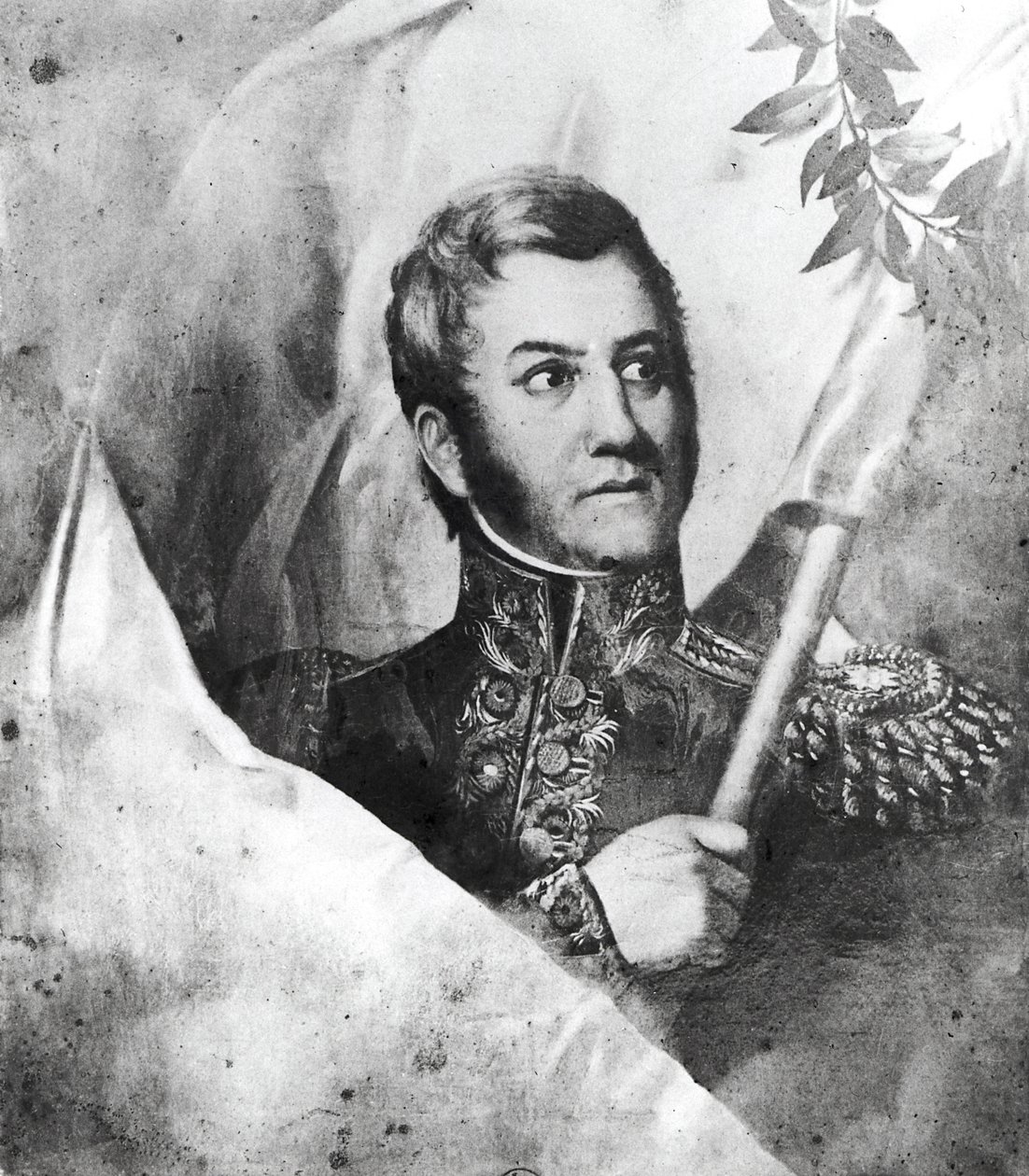 Jose de San Martin tábornok (1778-1850) alkotó: French School