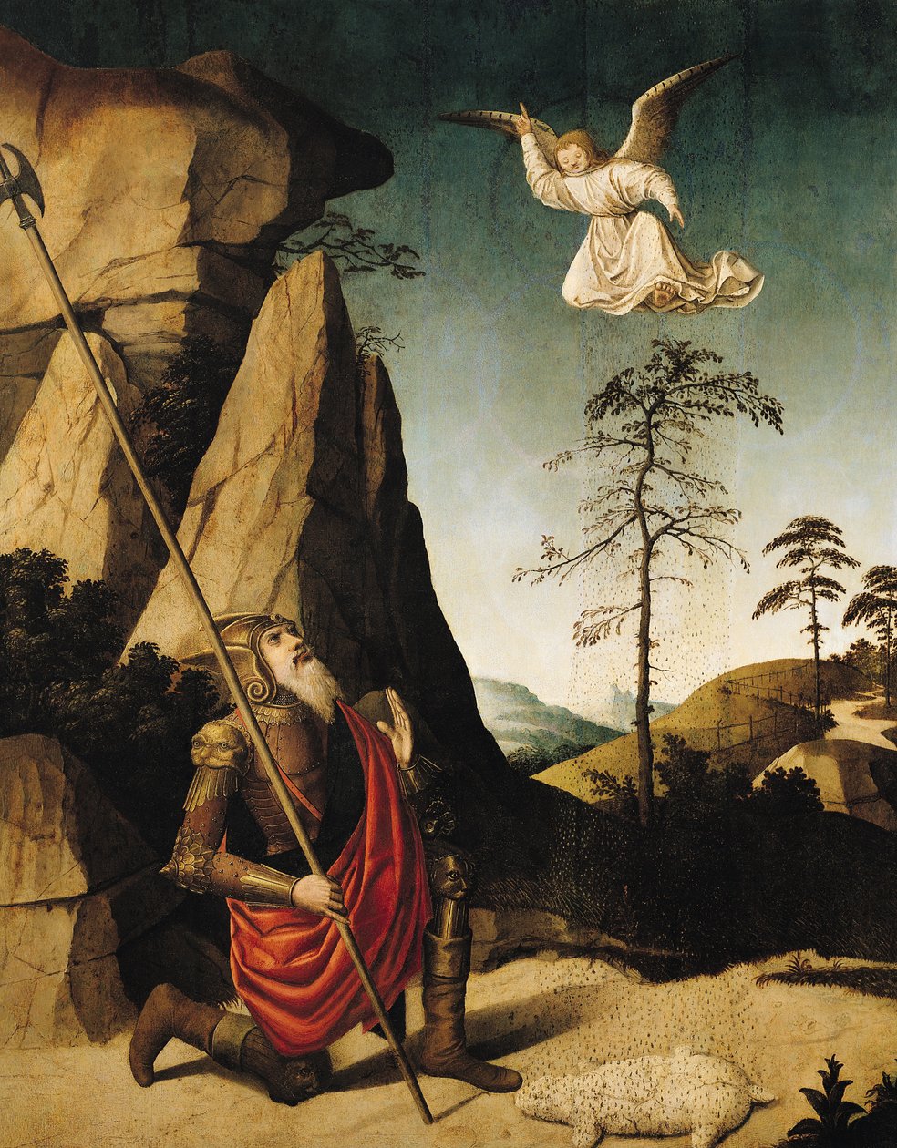 Gedeon és a gyapjú, 1490 körül alkotó: French School