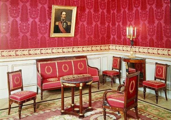 A Salle du Trone belseje, 1805-11 alkotó: French School
