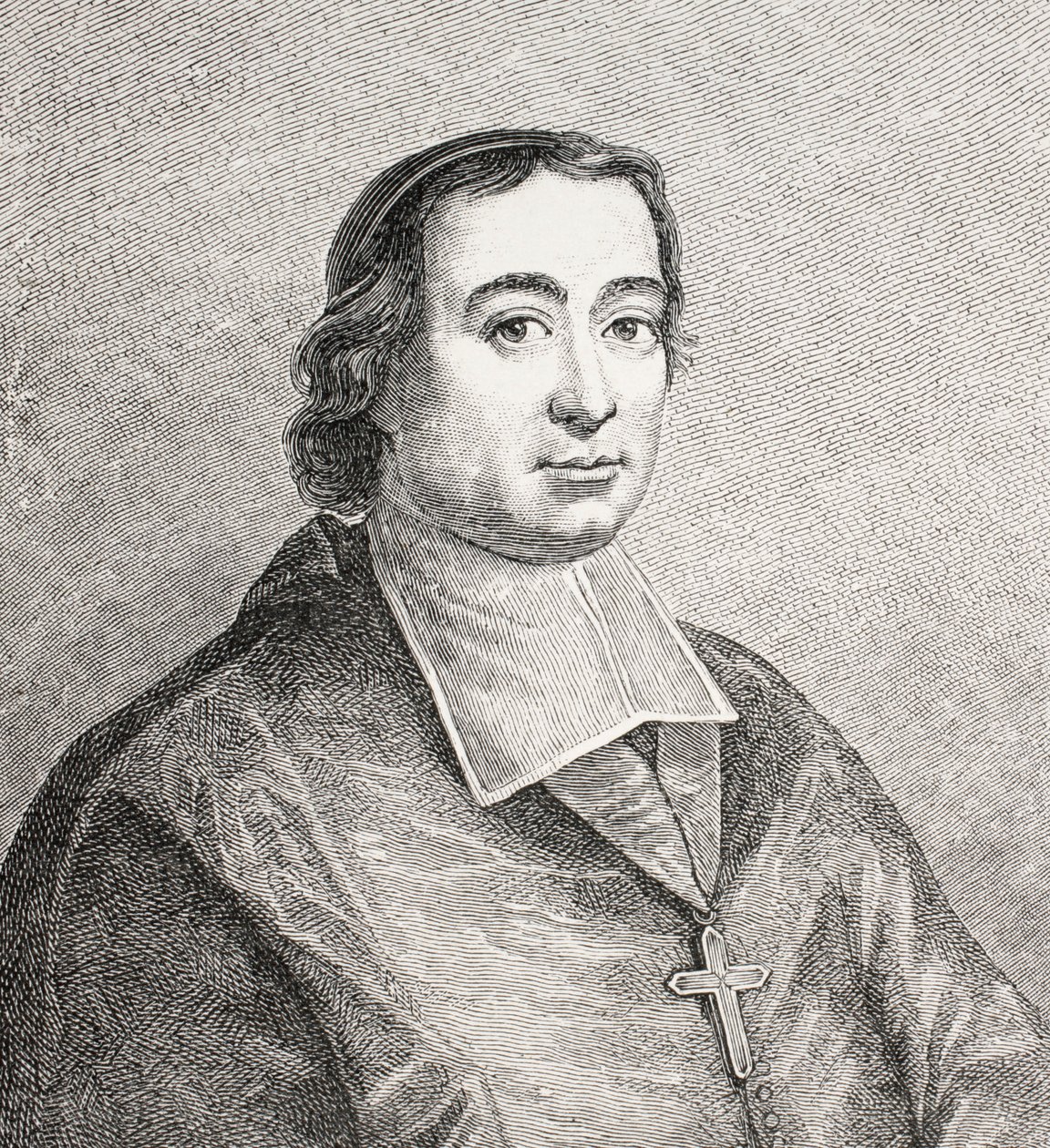 Jean Baptiste Massillon, a „XVIII. Siecle Institutions, Usages et Costumes” című könyvéből, 1875-ben jelent meg alkotó: French School