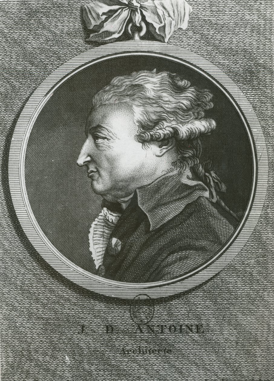 Jean Denis Antoine (1733-1801) építész, metszett: Louis Simon Lemepereur (1728-1807) alkotó: French School